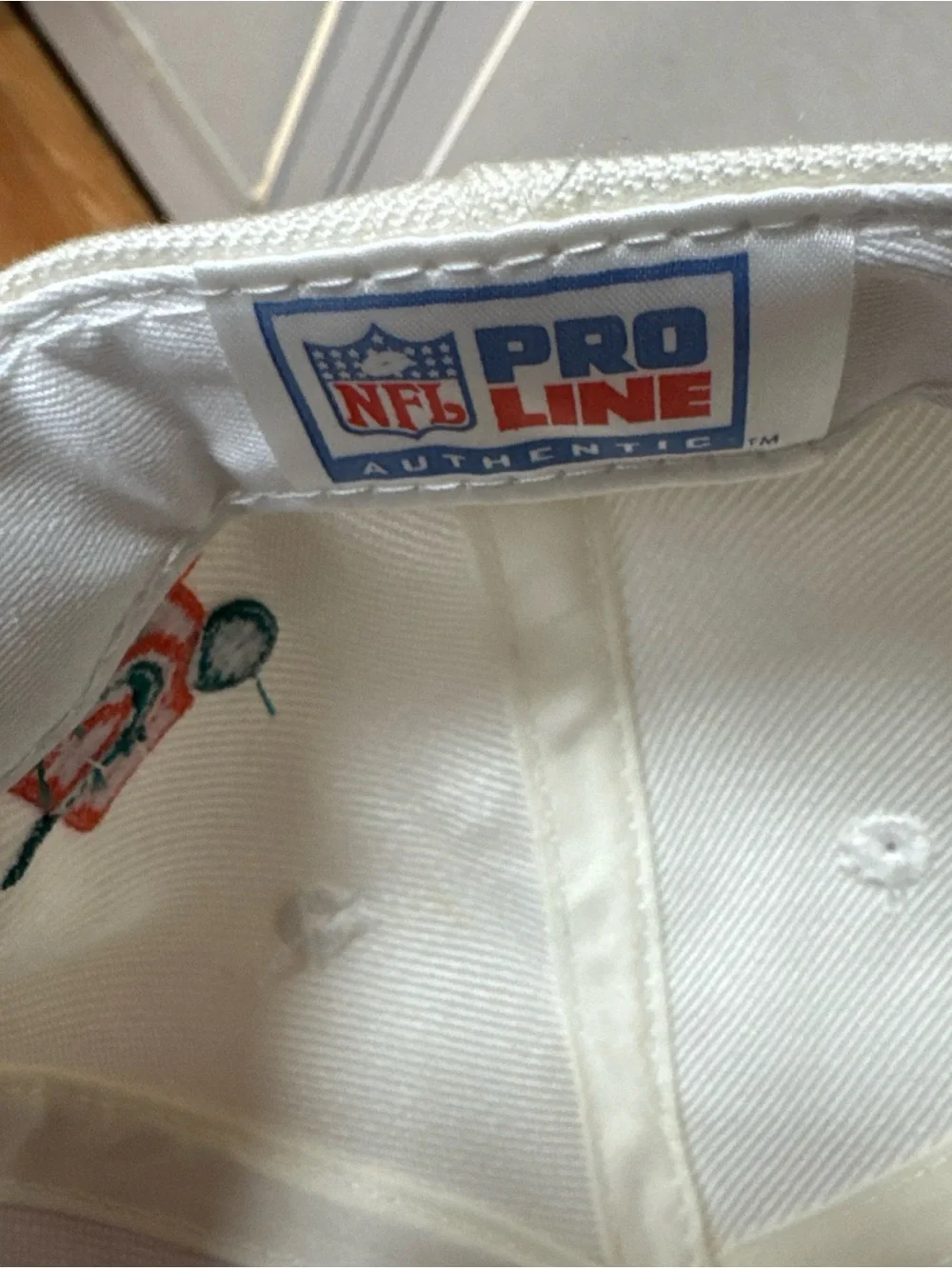 Vintage Sports Specialties Shadow Laser Snapback Hat Miami Dolphins NWT Cap